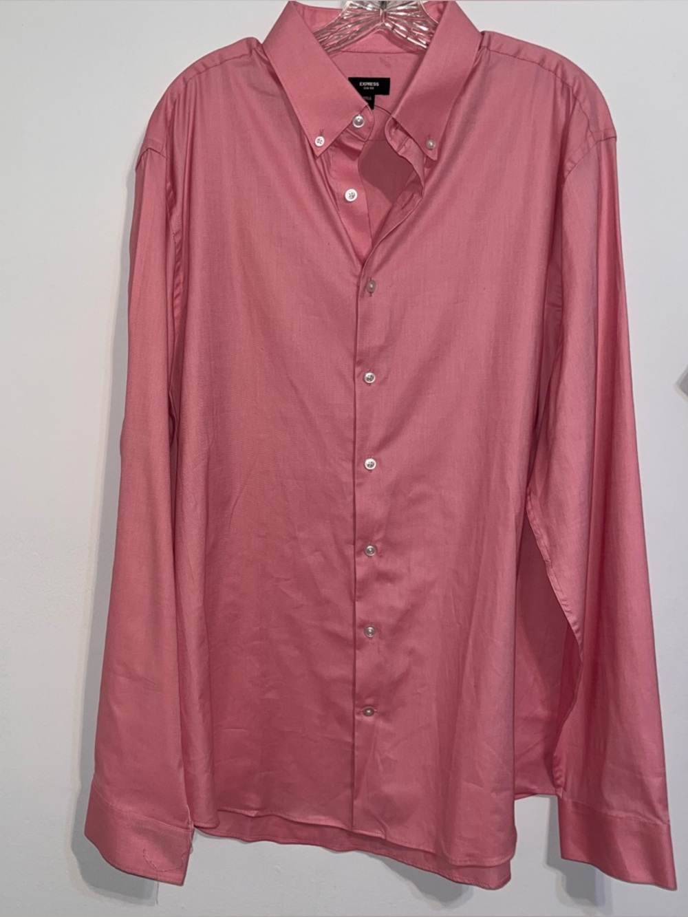 Express Men's Button-Down Shirt in Rose